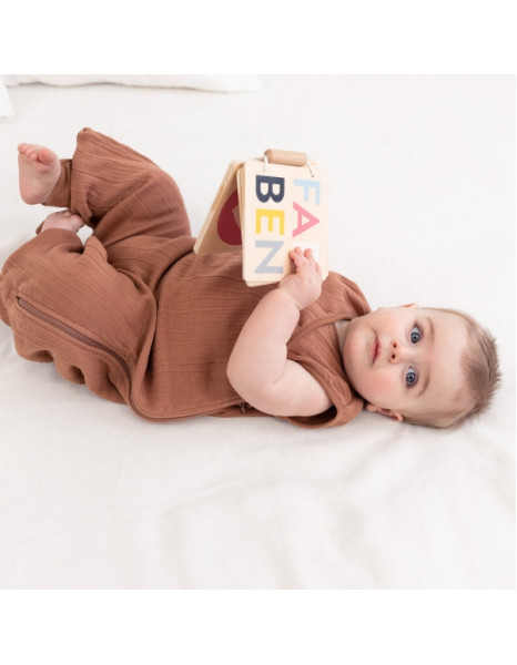 Bemini Magic Bag®0.5Tog Moka Swaddle 4-12M.
