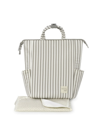 Τσάντα Αλλαξιέρα Backpack Botton Stripes | Walking Mum