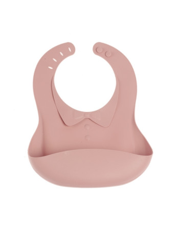 Σαλιάρα Σιλικόνης Bow Pink | Gamberritos Σαλιάρα Σιλικόνης Bow Pink | Gamberritos