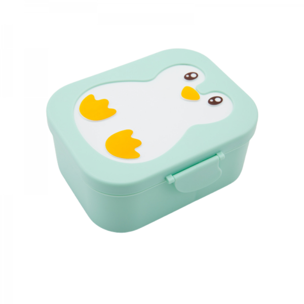Δοχείο φαγητού/ Snack box Penguin Mint