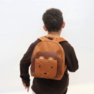 YUKO.B:3D Τσάντα Πλάτης Meera το Λιονταράκι - Bronze