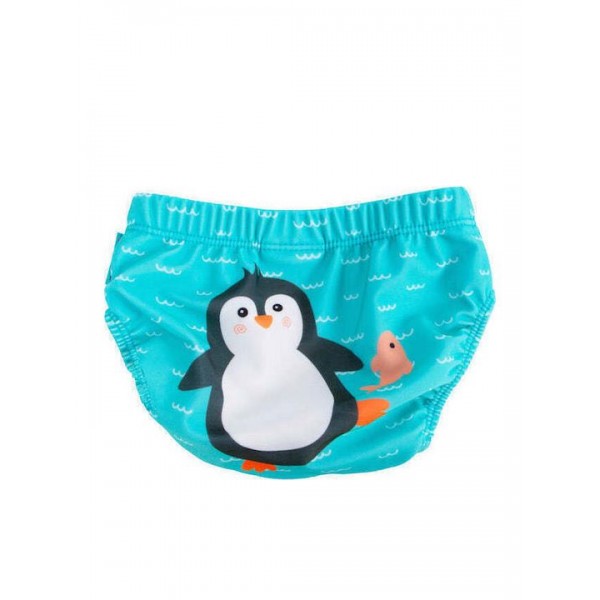 Zoocchini Μαγιώ Πάνα (2pcs Σετ) – Penguin - 6-12m Zoocchini Μαγιώ Πάνα (2pcs Σετ) – Penguin - 6-12m