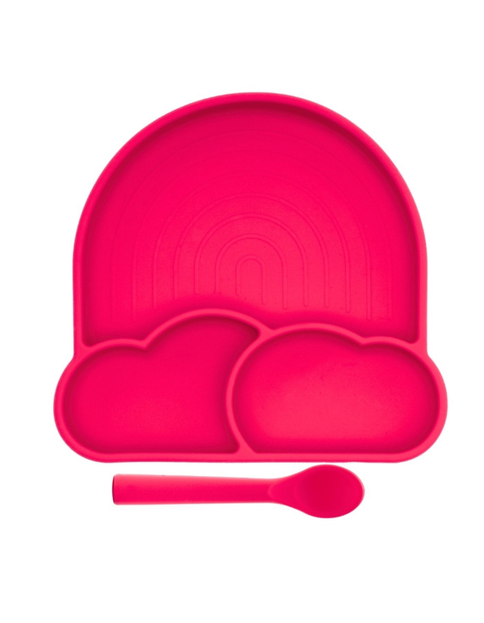 100% PREMIUM SILICON PLATE & SPOON
