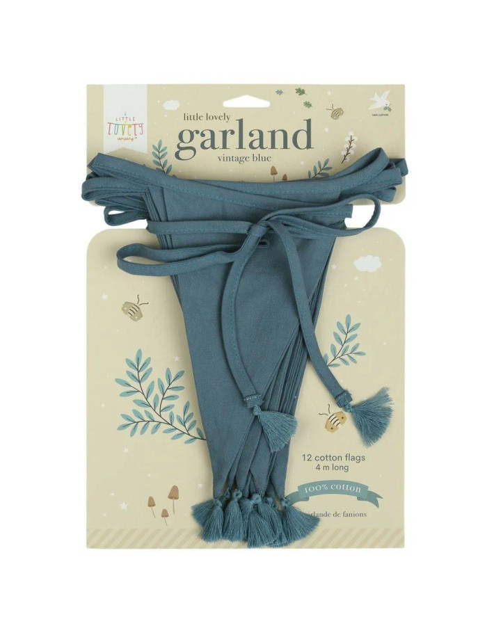 A Little Lovely Company: Διακοσμητική Γιρλάντα Vintage Blue