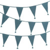 A Little Lovely Company: Διακοσμητική Γιρλάντα Vintage Blue