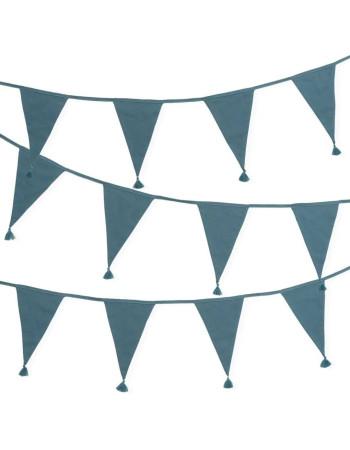A Little Lovely Company Kids Wall Decor Blue Decorative Garland 400cm