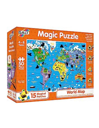 Kids Puzzle World Map for 4+ years old+ Years 50pcs Galt Toys