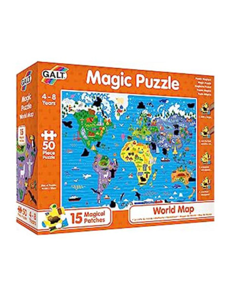 Παιδικό Puzzle Παγκόσμιος Χάρτης για 4+ Ετών 50pcs Galt Toys Παιδικό Puzzle Παγκόσμιος Χάρτης για 4+ Ετών 50pcs Galt Toys