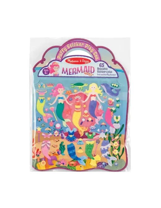 Melissa and Doug Puffy Sticker Play Set γοργόνα Melissa and Doug Puffy Sticker Play Set γοργόνα