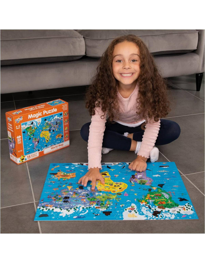 Παιδικό Puzzle Παγκόσμιος Χάρτης για 4+ Ετών 50pcs Galt Toys Παιδικό Puzzle Παγκόσμιος Χάρτης για 4+ Ετών 50pcs Galt Toys