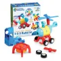 Learning Resources 1-2-3 Build It! Rocket-Train-Helicopter STEM Educational Game Knowledge for 2+ years Years Old