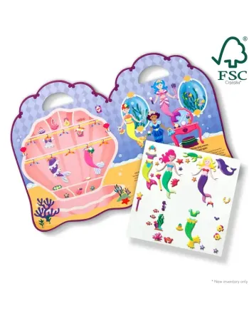 Melissa and Doug Puffy Sticker Play Set γοργόνα