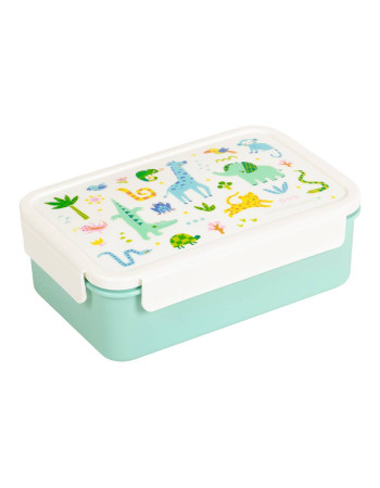 A little lovely company: Δοχείο φαγητού Bento με χωρίσματα- 1,2 L - Jungle