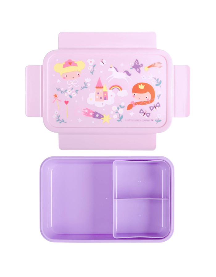 A little lovely company: Δοχείο φαγητού Bento με χωρίσματα- 1,2 L - Princesses