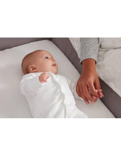 Shnuggle Cradle Lite with Mattress and Side Opening Gray Shnuggle Cradle Lite with Mattress and Side Opening Gray