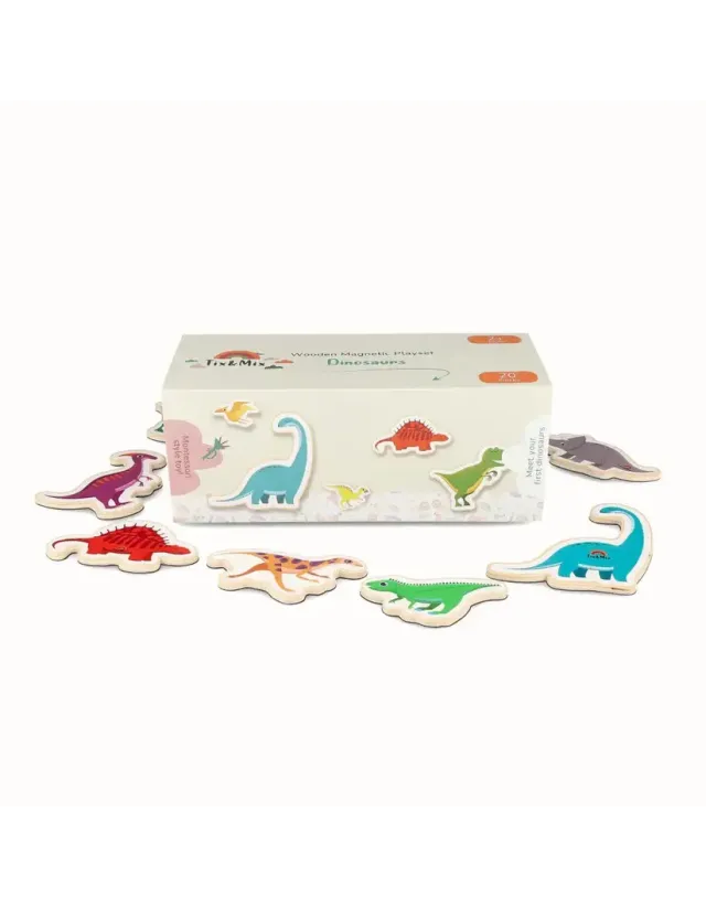 Magnets wooden Exclusive Dinosaurs (set of 20)