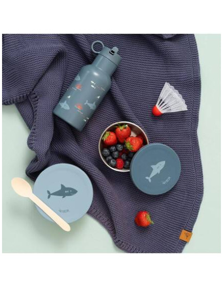 Fresk Kids' Dinner Set Made of Silicone Shark Fresk Kids' Dinner Set Made of Silicone Shark