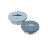 Fresk Kids' Dinner Set Made of Silicone Shark Fresk Kids' Dinner Set Made of Silicone Shark