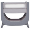 Shnuggle Cradle Lite with Mattress and Side Opening Gray Shnuggle Cradle Lite with Mattress and Side Opening Gray