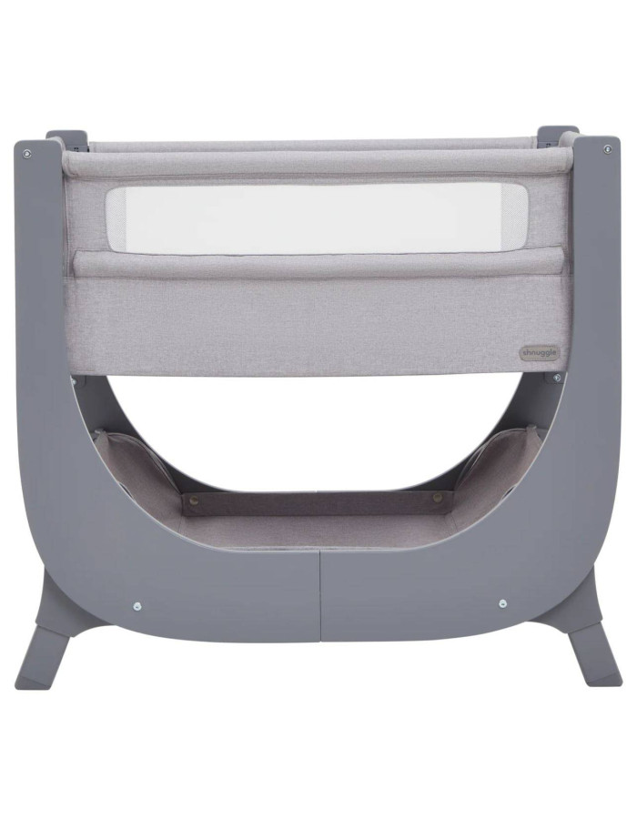Shnuggle Cradle Lite with Mattress and Side Opening Gray Shnuggle Cradle Lite with Mattress and Side Opening Gray