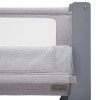 Shnuggle Cradle Lite with Mattress and Side Opening Gray Shnuggle Cradle Lite with Mattress and Side Opening Gray