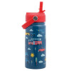 Stephen Joseph Kids Water Bottle Thermos Stainless Steel Non Spill 420ml Transportation