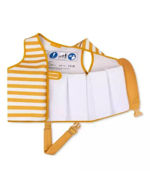Swim Essentials Kids Life Jacket Beige Panterprint Vest