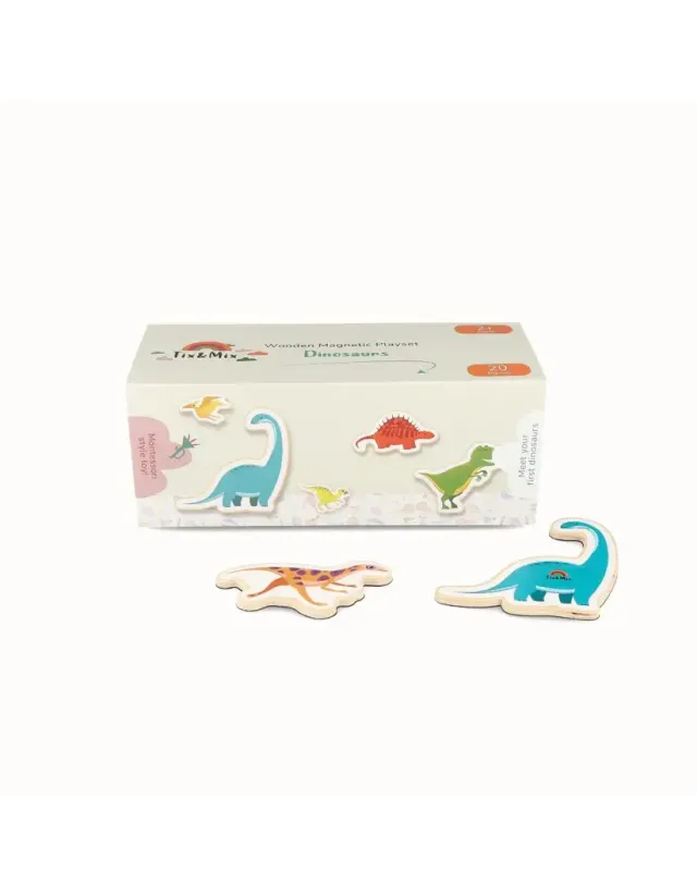 Magnets wooden Exclusive Dinosaurs (set of 20)