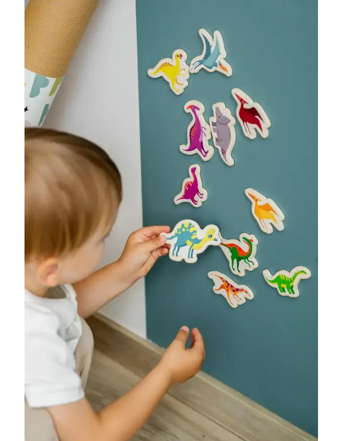 Magnets wooden Exclusive Dinosaurs (set of 20)