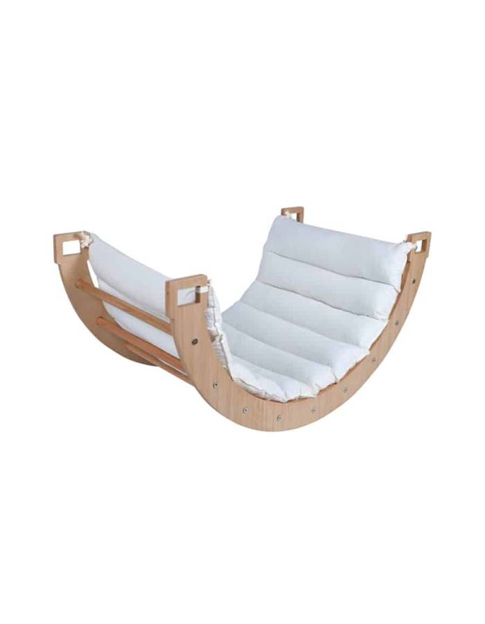 Pikler Arch with white pillow