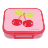 A little lovely company: Δοχείο φαγητού Bento με χωρίσματα- 900ml - Happy Cherries