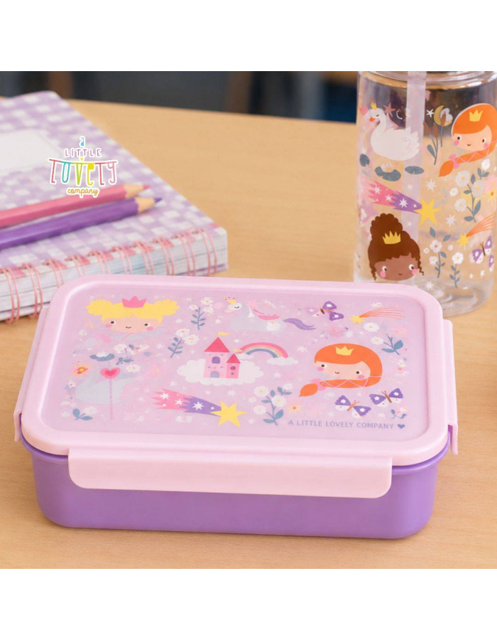 A little lovely company: Δοχείο φαγητού Bento με χωρίσματα- 1,2 L - Princesses
