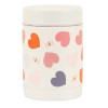 A little lovely company: Θερμός φαγητού από ανοξείδωτο ατσάλι 300ml-Hearts