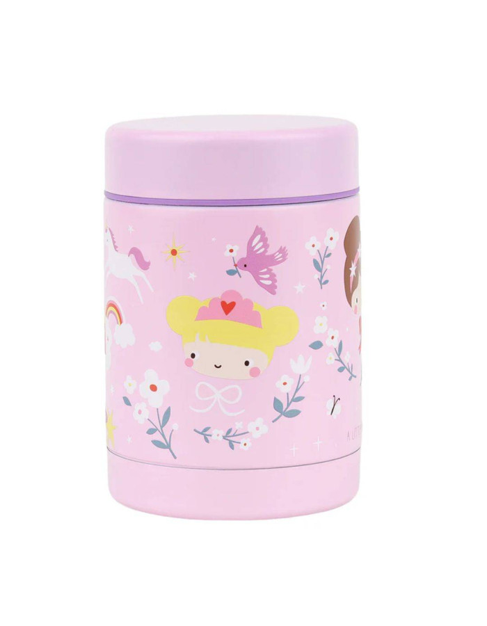 A little lovely company: Θερμός φαγητού από ανοξείδωτο ατσάλι 300ml-Princesses