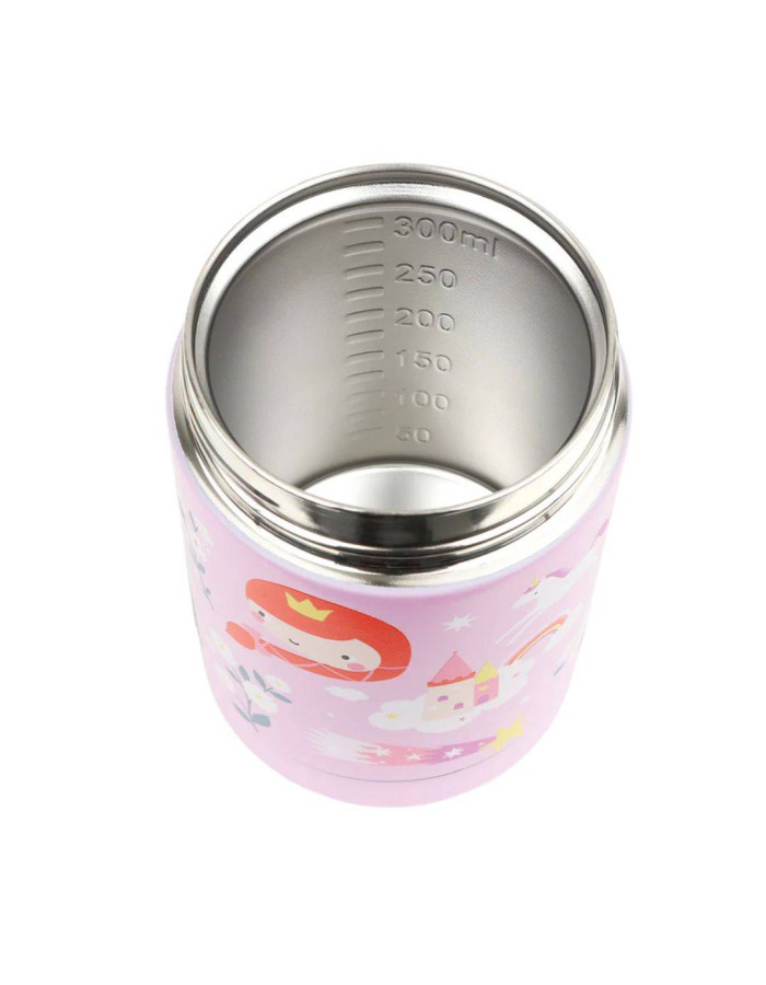 A little lovely company: Θερμός φαγητού από ανοξείδωτο ατσάλι 300ml-Princesses