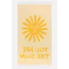 YOU ARE THE SUN SUNFLOWER Feather Beach Towel YOU ARE THE SUN SUNFLOWER Feather Beach Towel