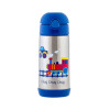 Stephen Joseph Stainless Steel Kids Water Bottle Thermos with Straw Non Spill Blue 350ml Stephen Joseph Stainless Steel Kids Water Bottle Thermos with Straw Non Spill Blue 350ml