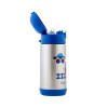 Stephen Joseph Stainless Steel Kids Water Bottle Thermos with Straw Non Spill Blue 350ml Stephen Joseph Stainless Steel Kids Water Bottle Thermos with Straw Non Spill Blue 350ml