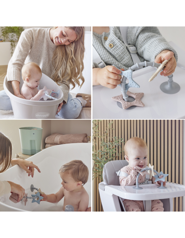 Shnuggle Αισθητηριακό παιχνίδι με βεντούζα και μασητικά