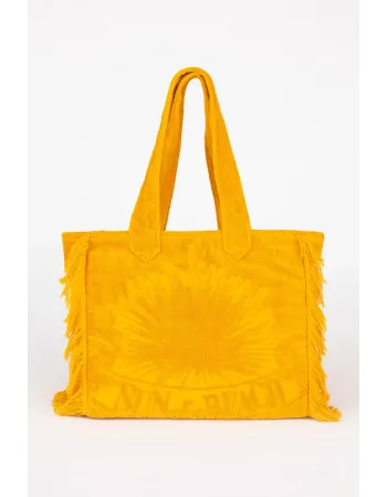Sun of a Beach TERRY BEACH BAG Sunflower