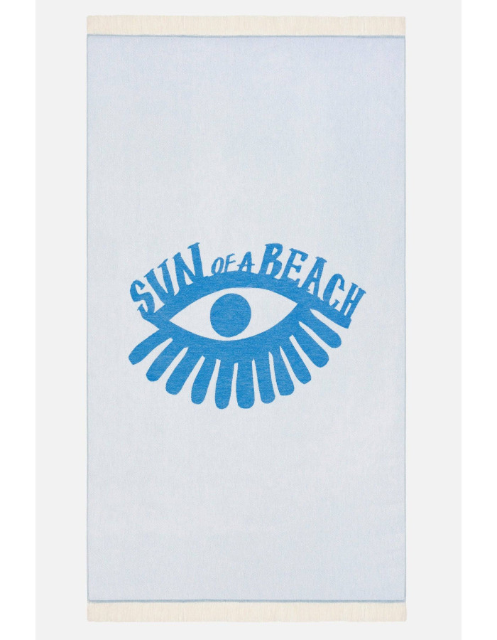 Πετσετα θαλάσσης Feather Beach Towel EYE BRIGHT BLUE