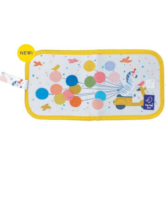 Jaq Jaq Bird Mini Chalkboard Coloring Book with 4 Butterstix Chalks – Zebra
