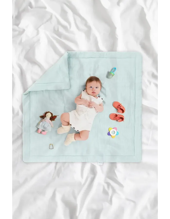 Cotton Muslin Baby Blanket Cotton Muslin Baby Blanket