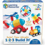 Learning Resources 1-2-3 Build It! Rocket-Train-Helicopter STEM Educational Game Knowledge for 2+ years Years Old