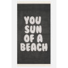 Πετσετα θαλάσσης Feather Beach Towel BLACK