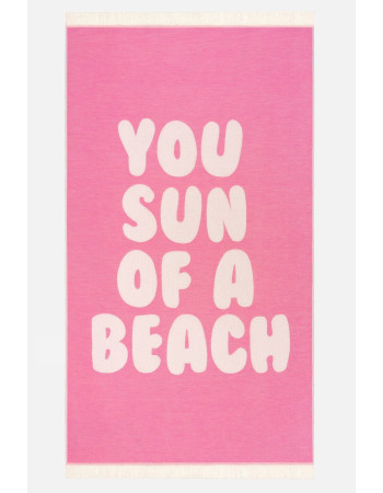 Πετσετα θαλάσσης Feather Beach Towel BUBBLEGUM
