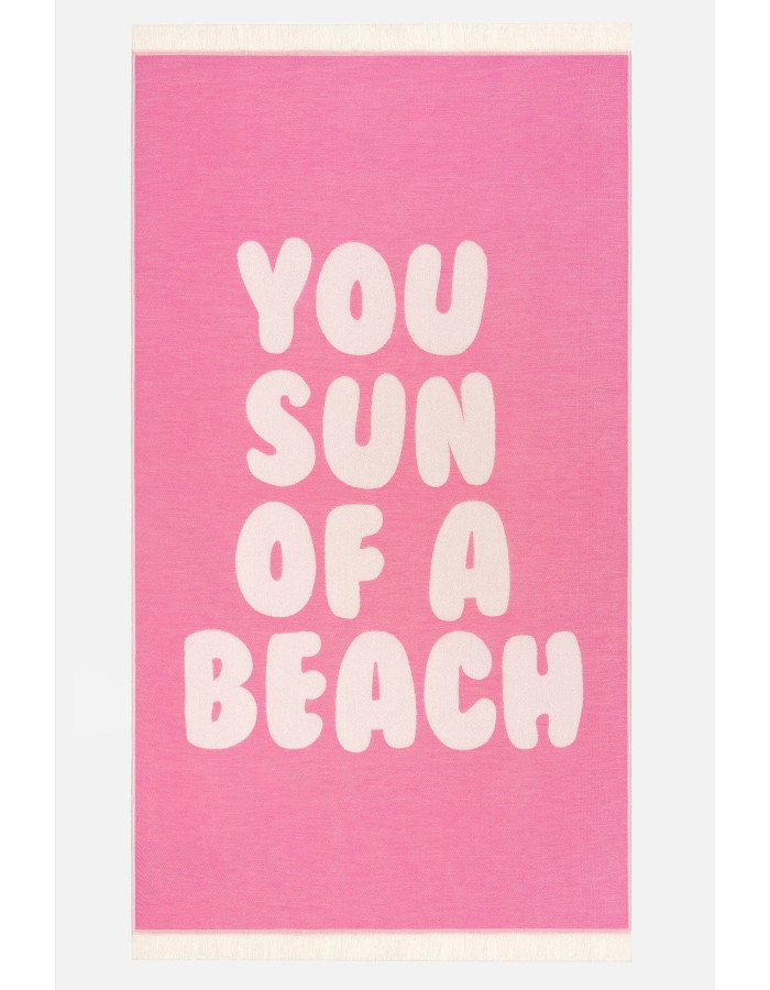 Πετσετα θαλάσσης Feather Beach Towel BUBBLEGUM