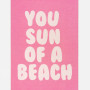 Πετσετα θαλάσσης Feather Beach Towel BUBBLEGUM