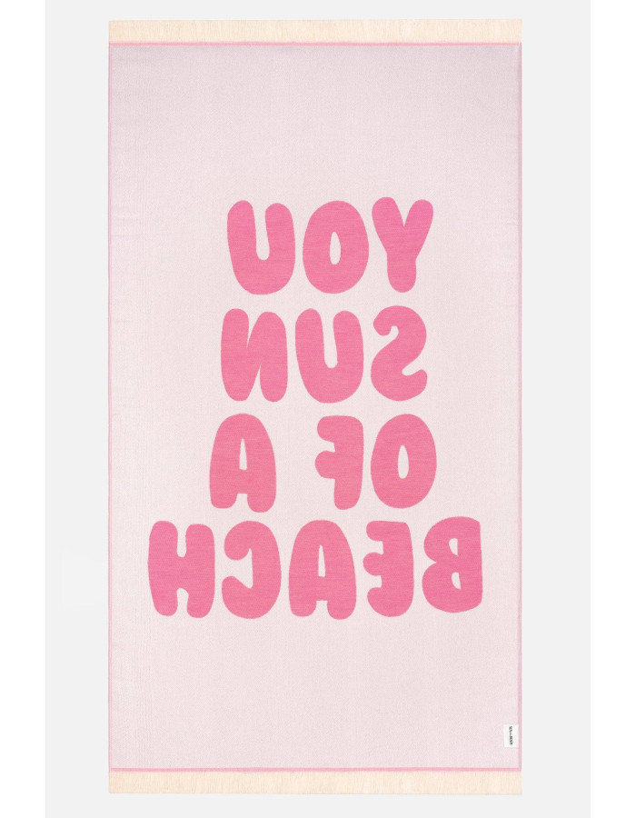 Πετσετα θαλάσσης Feather Beach Towel BUBBLEGUM