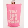 Πετσετα θαλάσσης Feather Beach Towel BUBBLEGUM